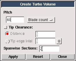 Procedure BASIC TURBO MODEL WITH UNSTRUCTURED MESH Step 5: Create the Turbo Volume A turbo volume is a 3-D region which is defined by a set of one or more geometric volumes that represents the flow