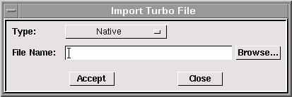 Procedure BASIC TURBO MODEL WITH UNSTRUCTURED MESH Step 2: Import a Turbo Data File Turbo data files contain information that GAMBIT uses to define the