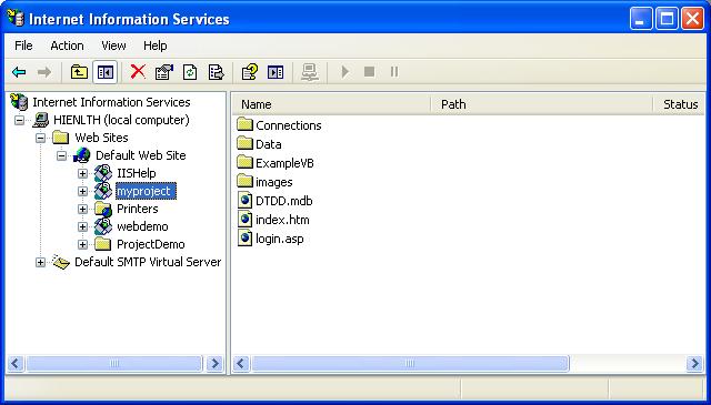 Web Server Windows XP COMP1026