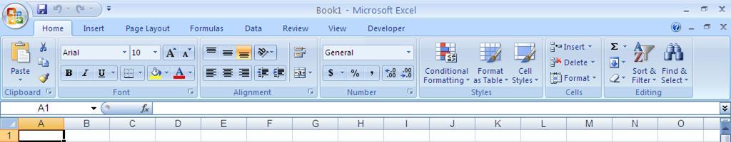 Excel 2007 Introduction 5 Other ways to copy formulas include: Select the cells where you want a formula. Type or select the formula or function it will appear in the first selected cell.