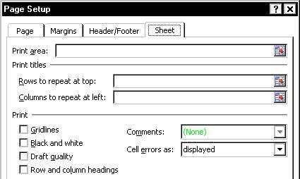 2. Select the Sheet tab 3. To print gridlines, in the Print section, select Gridlines 4. To print your worksheet in shades of black and white, in the Print section, select Black and white 5.