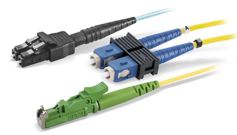 Connector types: With all common connector types deliverable, mostly used: LC-Compact SC-Duplex E-2000