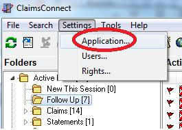 Click on Settings from the menu list, indicated by the red circle above.