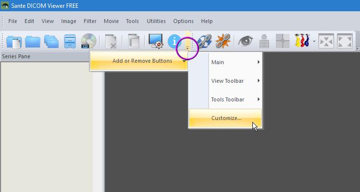 Customize the toolbars The program allows the users to add and remove toolbar buttons, so it fits their tastes and preferences.
