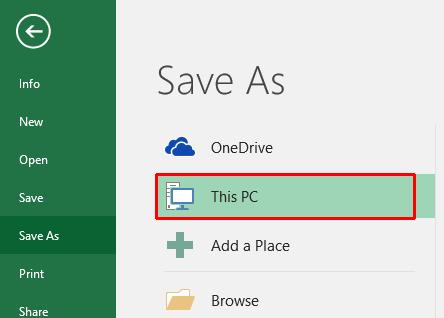 In this case we need to save the file to a folder called Excel 2016 Foundation, which is