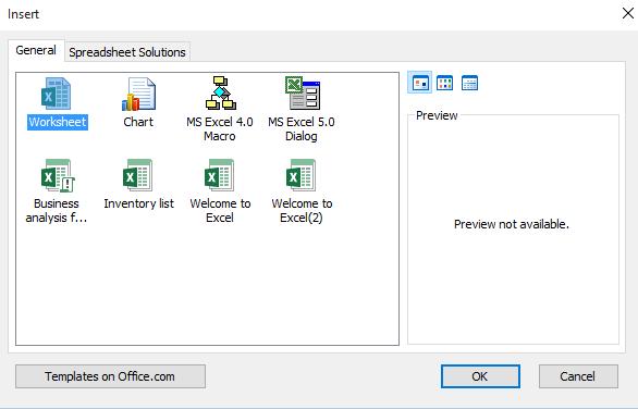 Excel 2016 Foundation Page 69 Click on the OK button and a new worksheet will be inserted just before
