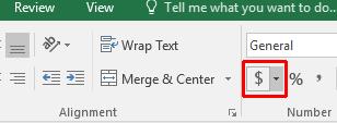 Excel 2016 Foundation Page 93 From the list displayed, select the option.