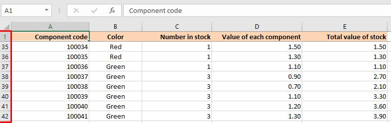 Excel 2016 Foundation Page 98 To unfreeze the top row, click on the View