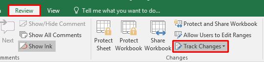 This feature is especially useful when a group of people are working on an Excel worksheet.