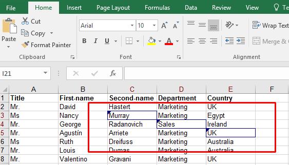 Excel 2016 Advanced Page 164 Move the mouse pointer to