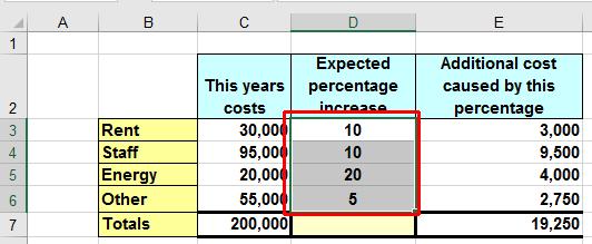 Excel 2016 Advanced Page 167 Select the cells that you wish to