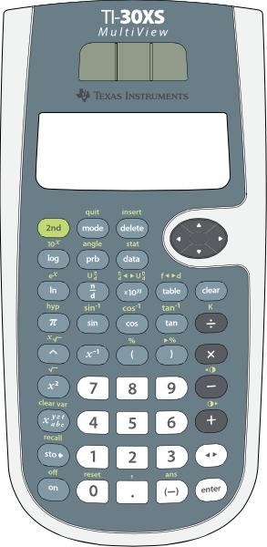 3.11 Calculator Scientific (TI-30XS Emulator) The TI-30XS Emulator