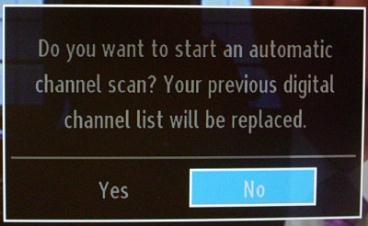 If automatic scanning in Upgrade Options menu is enabled, the TV wakes up at 03:00 and searches broadcast channels for new software upgrade.