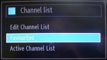 Add the channels in to the Favourites list according with you needs and make the Favourites list as active Channel list.