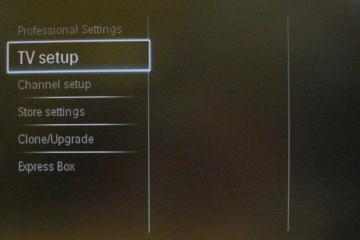 [TV Setup] A shortcut to enter the consumer installation menu. Consumer installation menu should be accessed to change