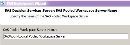 CHAPTER 3 Configuring SAS Deployment Wizard 9 SAS Deployment Wizard Configuration... 9 SAS Decision Services Server Tier... 9 Configuring the Middle Tier with Multiple Steps.