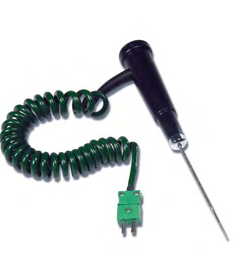 11 HI 766 HI 766 K-Type Thermocouple s with Integral Handle, 1 Meter (3.