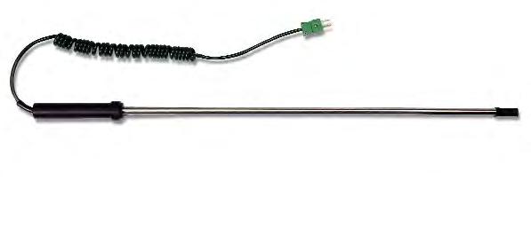 11 HI 766 HI 766 K-Type Thermocouple s for Specific Applications HI 766F1, Wire Temperature Wire probe, designed to access hard-to-reach places. does not incorporate a handle.