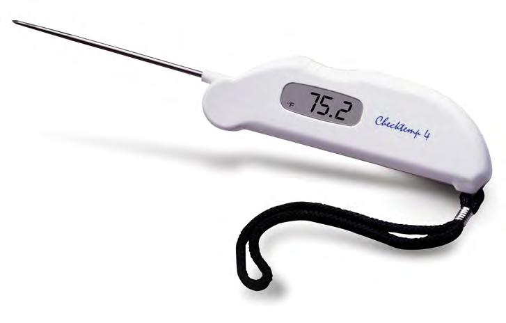 Pocket Thermometer with Folding Ideal for Spot Checks Checktemp 4 provides practical solutions to temperature measurement for food service.
