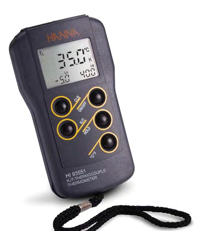 Switch Between K-J-T- Types with One Meter It is often necessary to take temperature measurements with different types of thermocouples (K-J-T).
