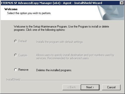 2. Perform the following tasks. - For Windows Server 2003 From the Control Panel, open the Add or Remove Programs page.