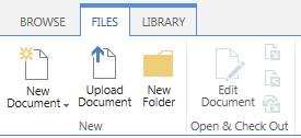 Document Libraries A SharePoint Team Site provides you with a default document library that can be used to store and share files with other users.