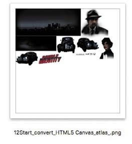 1 Examine the folder on your desktop where you saved your Animate file, 12Start_convert_HTML5 Canvas.fla.