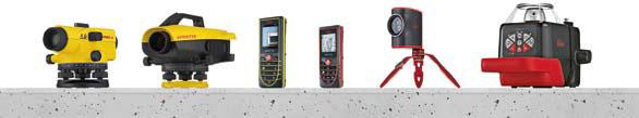 Model range The user can select his ideal model from the range of innovative laser distance meters manufactured by Leica Geosystems.