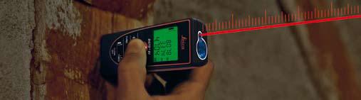 The illuminated display makes your measurement results clearly readable, even in the dark.