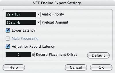 In the Devices list at the left side of the dialog box, choose VST Multitrack. 4. Select the Setup tab in the right side of the dialog box. 5.