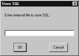 214 Correcting Errors in SQL Code 4 Chapter 11 Type an external file name and select OK to copy the SQL code into the SQL Editor window.
