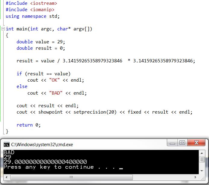 // sample C++ program to demonstrate errors // in