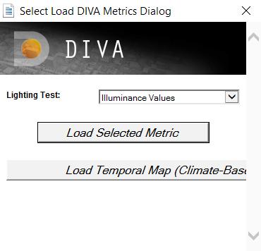 Results There are different ways to show the results from DIVA. The easiest way is to use DIVA to import the results into the Rhino viewport in a graphical way. 12. Results: a.
