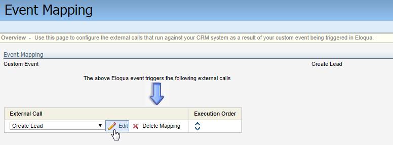 4. In the left panel, expand the Custom folder under the Internal Events tab, then expand Custom Contact Events. 5. Click on name of the event to be modified. Choose one of the following: Create Lead.