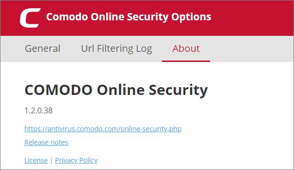 Detected At - Time and date the threat was discovered by Comodo Online Security URL The address of the site Action Taken How Comodo Online Security responded to the threat.