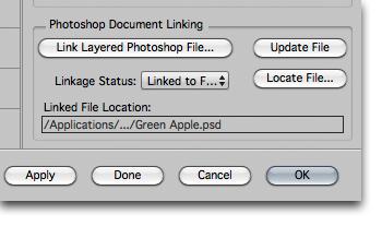 Find the Photoshop file named Green Apple.psd and open it.