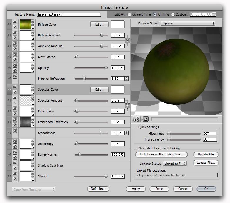 You will see some of the channels in the Image Texture dialog become filled with images.