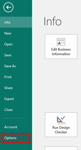 Microsoft Publisher 2016 Foundation - Page 130 Publisher Customization Options AutoRecover options Create a new blank publication. The AutoRecover option can help you avoid losing your work.