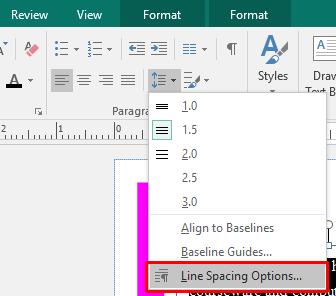 Microsoft Publisher 2016 Foundation - Page 28 This will display the Paragraph dialog box