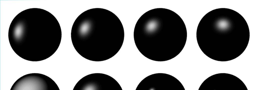 Phong Examples The following spheres