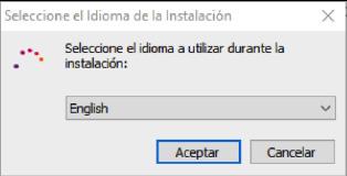 Installing the application in Windows Run the installation application corresponding to your system (32 or 64 bit) which you will