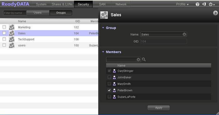 3. Highlight the row of the group that you want to edit, or select the group s check box. If your system has many groups, you can use the search field on the left above the table. 4.