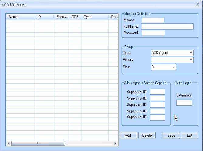 Create an entry for each agent user from Section 5.7, and for each supervisor user from Section 5.8, as shown in screen below. Enter the desired FullName.