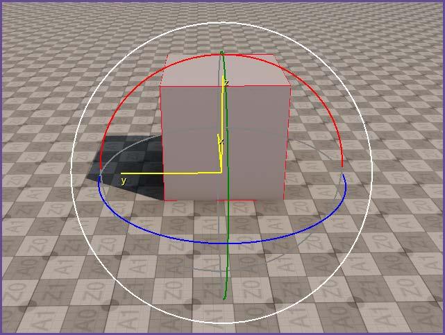 To Rotate objects, first Select them and then use the Rotate tool. 1. The Rotate tool (Hotkey 3) can select and rotate an object. To rotate an object, select one of the small inner circles.