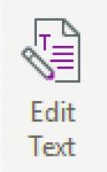 10 3. Modifying documents Touch up text in the PDF This editing method is designed for making relatively small text modifications.