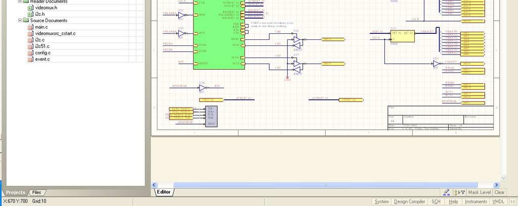 Design entry : Schematic HDL (VHDL /