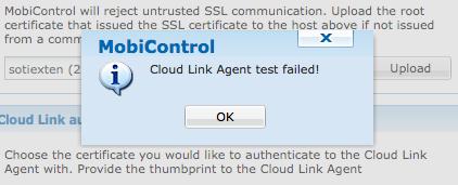 Note the visual indicator that represents the Cloud Link Agent s current status. 2. Right-click Cloud Link Agent, 3. In the dropdown list, click Cloud Link Agent Properties. 4.