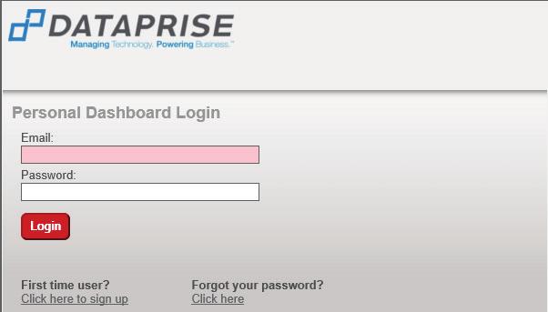 The first time you access your anti-spam quarantine, you will need to click Click here to sign up on the login screen.