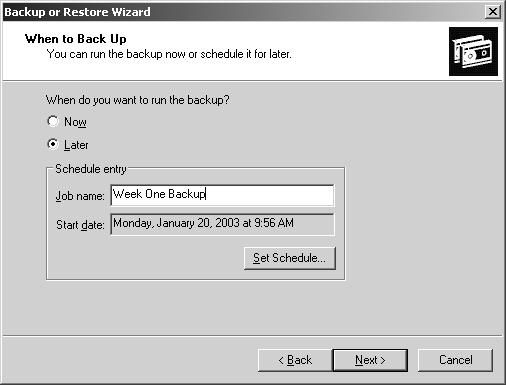 Lesson 3 Backing Up Active Directory 3-37 f03ad18 Figure 3-18 When To Back Up page 3.