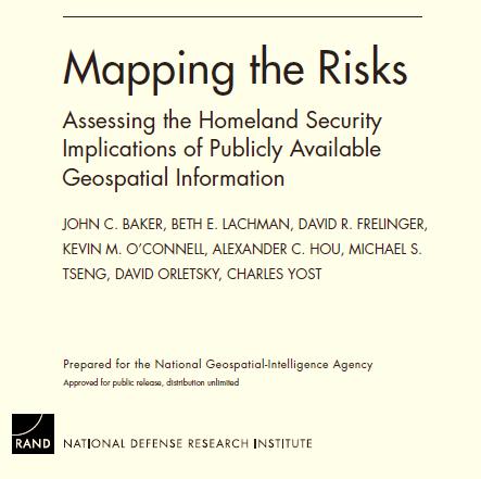 decision makers in weighing homeland security implications related to release of geospatial information